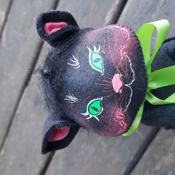 ANNALEE DOLLS Vintage 1992 Black Cat 10" - Picture 2 of 8
